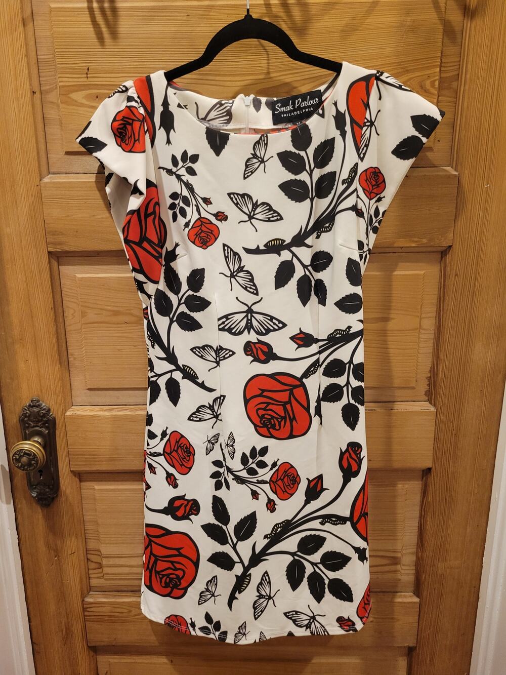 Smak Parlour Floral & Butterfly Dress – Women’s Medium – Retro Print